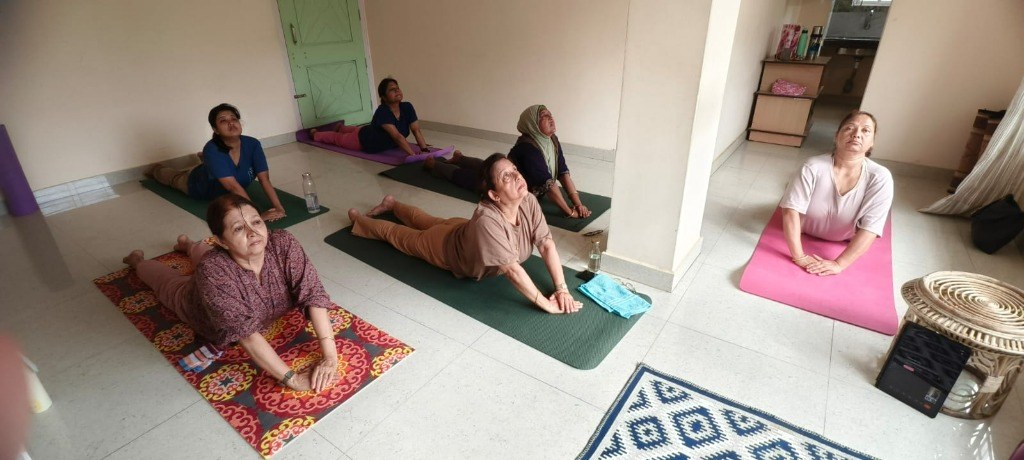 Bhujangasana Yoga Demonstration